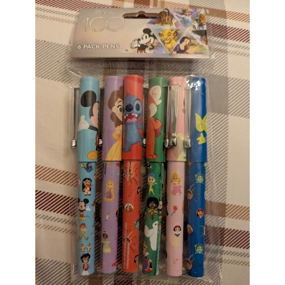 Disney 100 Year Anniversary Pen Set BallPoint Multi Character Set - Picture 1 of 3